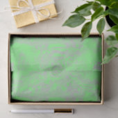 grüner und grauer Marmor Seidenpapier (Geschenk)