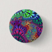 Grüner und Lila Schmelz Button (Vorderseite)