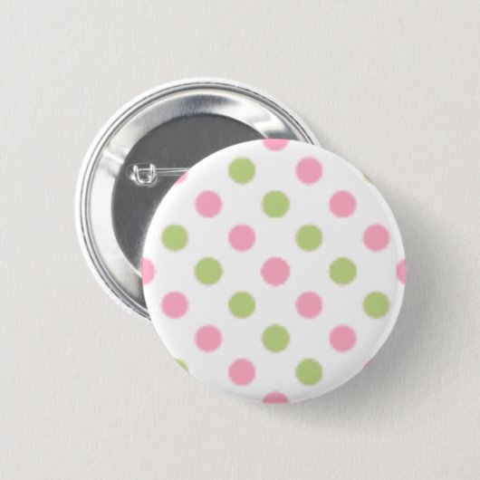 Grüner und rosa Knopf Button (Vorne & Hinten)
