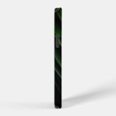 Grüner und schwarzer karierter Stoff iPhone Hülle (Rechte Seite)