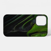 Grüner und schwarzer karierter Stoff iPhone Hülle (Rückseite (Horizontal))