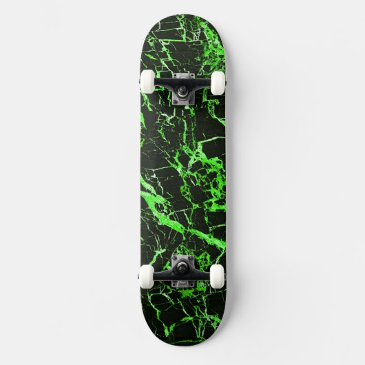 grüner und schwarzer Marmor (mit LKW und Rädern), Skateboard (Vorderseite)