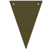 grüner und weißer Hintergrund mit gewelltem Muster Wimpelkette (Zweite Fahne)