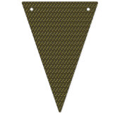 grüner und weißer Hintergrund mit gewelltem Muster Wimpelkette (Erste Fahne)