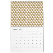 grüner und weißer Hintergrund mit kleinen Blätter Kalender (Jan 2026)