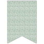 grüner und weißer Hintergrund mit kleinen Blätter Wimpelkette (Zweite Fahne)