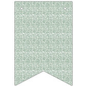 grüner und weißer Hintergrund mit kleinen Blätter Wimpelkette (Erste Fahne)