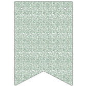 grüner und weißer Hintergrund mit kleinen Blätter Wimpelkette (Dritte Fahne)