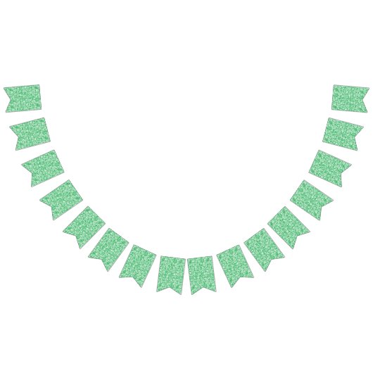 grüner und weißer Hintergrund mit kleinen weißen P Wimpelkette (Alle)