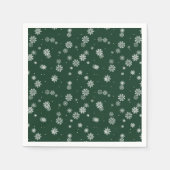 Grüner Urlaub Serviette (Vorderseite)