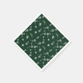 Grüner Urlaub Serviette (Ecke)