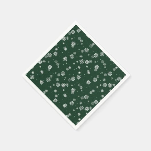 Grüner Urlaub Serviette (Ecke)