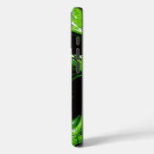 Grüner Vampirschädel Case-Mate iPhone Hülle (Rückseite / Links)