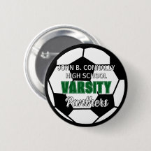Grüner Varsity-Fußball-Schulspirit Custom