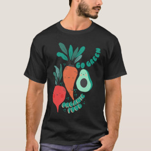 Grüner Veganer Plastikfreier Retten Sie Die Erde T-Shirt