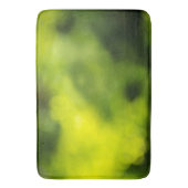 Grüner verschwommener heller Hintergrund Badematte (Vorderseite Vertikal)