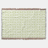 Grüner vertikaler ogee Musterhintergrund Decke (Vorderseite)