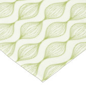 Grüner vertikaler ogee Musterhintergrund Tischdecke (Schrägansicht)