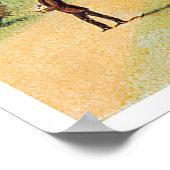 Grüner Viktorianischer Manor Poster (Ecke)