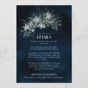 Grüner Vintager Bouquet, Hochzeitskarte Einladung