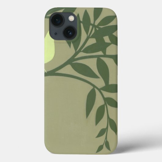 Grüner Vogel auf grünem Zweig Case-Mate iPhone Hülle (Rückseite)