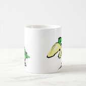 Grüner Vogel Kaffeetasse (Mittel)