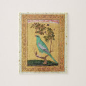 Grüner Vogel, Mughal (Gouache auf Papier) Puzzle (Vertikal)