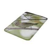 Grüner Vogel, Rot-Mit Augen Vireo, kanadische Foto Badematte (Schrägansicht)