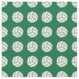 Grüner Volleyball-Holzfußboden Gemustert Stoff