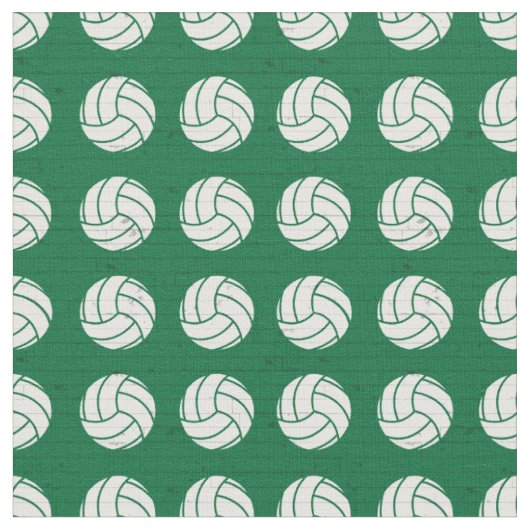 Grüner Volleyball-Holzfußboden Gemustert Stoff (Nahaufnahme)