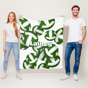 Grüner Volleyballclub Farben Gestaltung des Sportr Fleecedecke