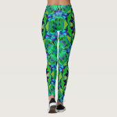 Grüner Wahnsinn Leggings (Rückseite)
