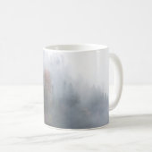 GRÜNER WALD MIT NEBEL BEDeckt Kaffeetasse (VorderseiteRechts)