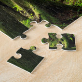 Grüner Waldweg Scenic Puzzle (Seite)