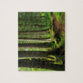 Grüner Waldweg Scenic Puzzle (Vertikal)