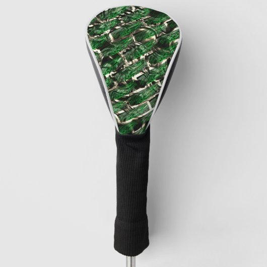 Grüner Wandeffekt und dunkelste Blasen? Golf Headcover (Vorderseite)