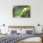 Grüner Wasserfall Landschaftlich Leinwanddruck (Insitu (Schlafzimmer))