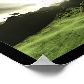 Grüner Weg Poster (Ecke)