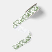 Grüner Weihnachts-Santa-Toile Ripsband (Rückseite)