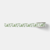 Grüner Weihnachts-Santa-Toile Ripsband (Vorderseite)