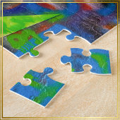 Grüner Weihnachtsbaum auf einer Graffiti-Mauer - Puzzle