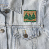 Grüner Weihnachtsbaum Button (Beispiel)