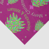 Grüner Weihnachtsbaum farbenfroher Urlaubsspass Seidenpapier (Ausschnitt)