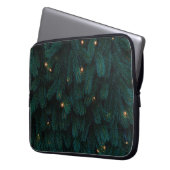 GRÜNER WEIHNACHTSBAUM MIT LICHTERN LAPTOPSCHUTZHÜLLE (Vorderseite Links)