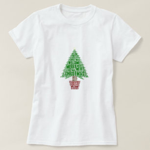 Grüner Weihnachtsbaum Rot 2017 Holiday T-Shirt