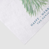 Grüner Weihnachtsbaum Wasserfarbe Zeichnend Urlaub Seidenpapier (Ausschnitt)