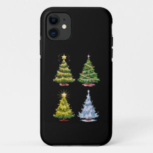 Grüner Weihnachtsbaum Weihnachtsfeiertag Winter Case-Mate iPhone Hülle