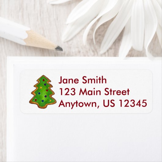 Grüner Weihnachtsbaum Zucker Keksgebäck (Insitu)