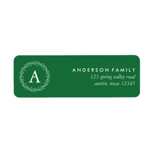 Grüner Weihnachtskranz (Vorne)