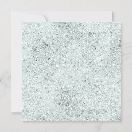 Grüner Weihnachtsrahmen - Hintergrund Einladung (Rückseite)